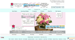 Desktop Screenshot of beretaniaflorist.com
